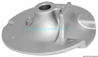 Osculati 43.258.52 - Магниевый анод-пластина двигателя 200/350 HP