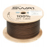 Силовой кабель 8Ga (8мм), медь. черный, SWAT