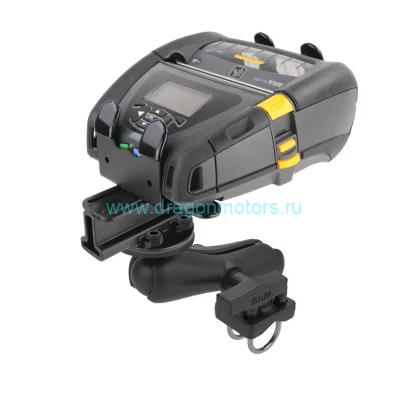 RAM-VPR-107-1 Крепление RAM на стойке для мобильных принтеров с задней подачей