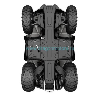 Защита задних рычагов из высокомолекулярного пластика HMWPE Trailing Arm Protectors