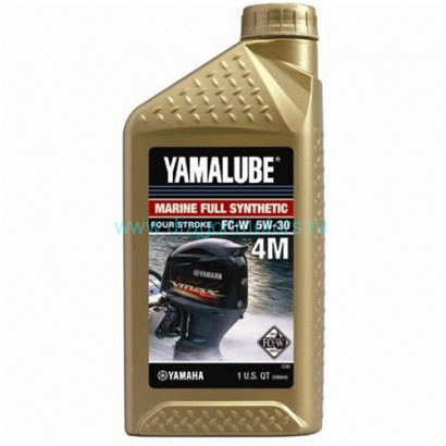 Масло Yamalube 4M 5W-30 Marine Synthetic Oil (0,946 л)