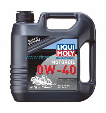 Синтетическое моторное масло для снегоходов Snowmobil Motoroil 0W-40 - 4 L