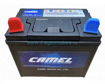 Аккумулятор для Yamaha Viking 700 / WOLVERINE, газонокосилок и минитракторов CAMEL U1L-330 OEM:11U1L, 11U-1LD00-00-00