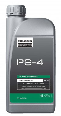Масло POLARIS PS4 Plus 5W50 Synthetic 4T для квадроцикла/снегохода 502485