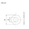 Шайба плоская А4 DIN125 5,3