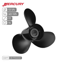 Винт гребной  Skipper для Mercury 40-125HP алюминиевый, диаметр - 13 1/4", шаг 17"