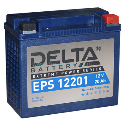 Аккумулятор Delta EPS 12201 (YTX20HL-BS, YTX20L-BS)