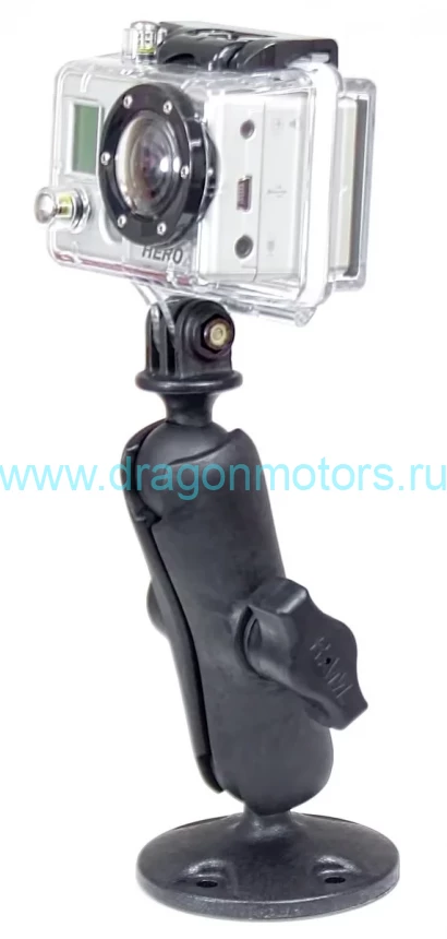 RAP-B-138-GOP1 универсальное морское крепление RAM для камер GoPro и др. муфта 95 мм, шары 25 мм (1)