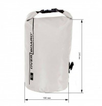Водонепроницаемый гермомешок (с плечевым ремнем) OverBoard OB1001WHT - Waterproof Dry Tube Bag - 5L (White)