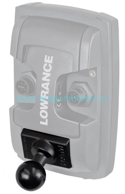 RAM-B-202U-LO11 держатель RAM для эхолотов LOWRANCE Elite-4  и  Mark-4 Series, шар 25 мм (1)