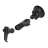 RAM-B-166-GA76U Крепление на присоске RAM Twist-Lock  с зажимом Garmin (салазки)