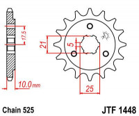 JT звезда передняя JTF1448.14