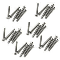 Винт с полупотайной головкой DIN 966 M6x30 A2 100шт