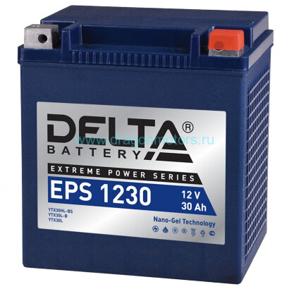 Аккумулятор Delta EPS 1230 (YTX30HL-BS, YTX30L-B, YTX30L)