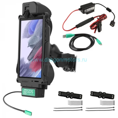 Автомобильный комплект GDS Tough-Dock для Samsung Tab A7 Lite 8,7" (RAM-GDS-101B2-SAM80CP-V7B1U)