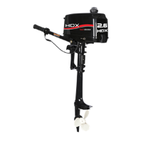 Лодочный мотор 2-х тактный HDX T 2.6 CBMS NEW
