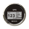 GPS-спидометр электронный, черный циферблат, нержавеющий ободок, выносная антенна, д. 85 мм, Marine Rocket (SMDGPS002BSMR)