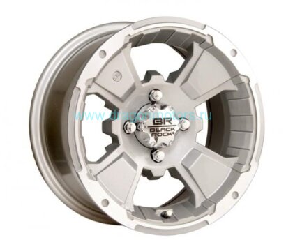 ДИСК ДЛЯ КВАДРОЦИКЛА CARLISLE BLACK-ROCK INTRUDER 4/115 5+2 14X7 (Серебряный)