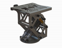 Стойка амортизационная Практик 300S v2, оцинкованная, окрашенная RAL 9023 - praktik_300SV2_RAL9023