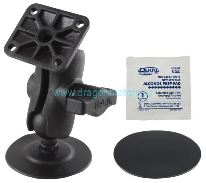 RAP-B-378-A-347U клей RAM Flex с двойным шариком и пластиной AMPS