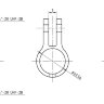 Кронштейн скользящий для рамы тента 7/8"(22,2 мм)