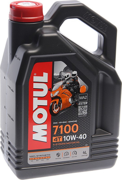 Масло моторное Motul 7100 4T 10W-40 синтетическое 4 л 112122