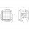 Прожектор светодиодный для ATV, 9х10W рассеяный свет OS-052 LED