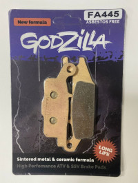 Тормозные колодки задние левые Godzilla для yamaha grizzly 550/700 OEM: 3B4-W0046-00-00; HS445; OS445; ZB_221; MCB803SI; PL445; SN445; PL-010L