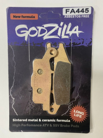 Тормозные колодки задние левые Godzilla для yamaha grizzly 550/700 OEM: 3B4-W0046-00-00; HS445; OS445; ZB_221; MCB803SI; PL445; SN445; PL-010L