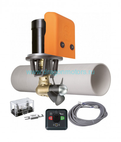 Подруливающее устройство Quick, D140mm, 40KGF, 12V, (TCD1042 - TCDEX12 - TNL 1000mm)