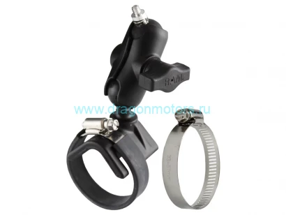 RAM-B-108B-A-237U фото крепление RAM, хомут, муфта 60 мм, шары 25 мм (1)