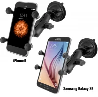 RAM-B-166-UN7U авто крепление RAM X-Grip для любых смартфонов, муфта 95 мм, присоска