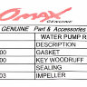 Ремкомплект помпы Honda BF20A-30A/BF25D-30D, Omax