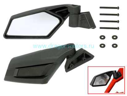 Гоночные боковые зеркала Bronco для BRP Maverick X3 OEM 715002898