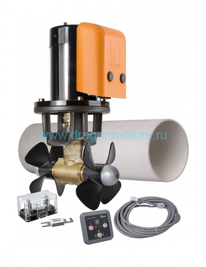 Подруливающее устройство Quick, D185mm, 105KGF, 12V, (TCD1022 - TCDEX12 - TNL 1000mm)