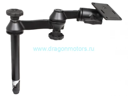 RAM-VP-SW1-8-2461 RAM 8-дюймовый верхний полюс с двойными поворотными рычагами и пластиной VESA 75x75 мм