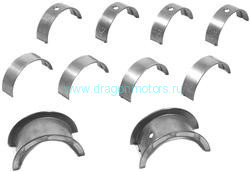 849396 Комплект (5 пар) коренных вкладышей MERCRUISER 6.2L, номинал (Quicksilver)