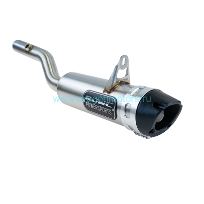 Глушитель одинарный RJWC KROSSFLOW 1186 для квадроцикла Can-Am Outlander 500/ 650/ 800/ 1000 Gen 2 2012-2020 с отверстием для лямда зонда