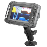 RAP-B-101U-LO11 морское крепление RAM для LOWRANCE Elite-5  и  Elite-7 Ti, муфта 95 мм, шары 25 мм (1)