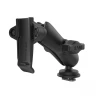 RAP-B-202-GA76-TRA1U Крепление RAM Track Ball  с двойным шаром и держателем Garmin для позвоночника