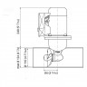 Подруливающее устройство Quick, D110mm, 25KGF, 12V, (TCD2022 - TCDEX06 - NO TNL)