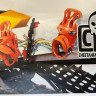Крепление для сноуборда (snowboards) на туннель для снегоходов