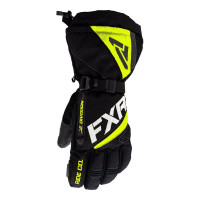 Перчатки FXR Fuel с утеплителем - Black/Hi Vis
