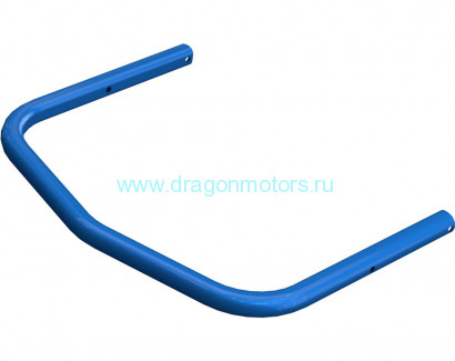 Бампер задний на Polaris AXYS RUSH и SWITCHBACK (Синий)
