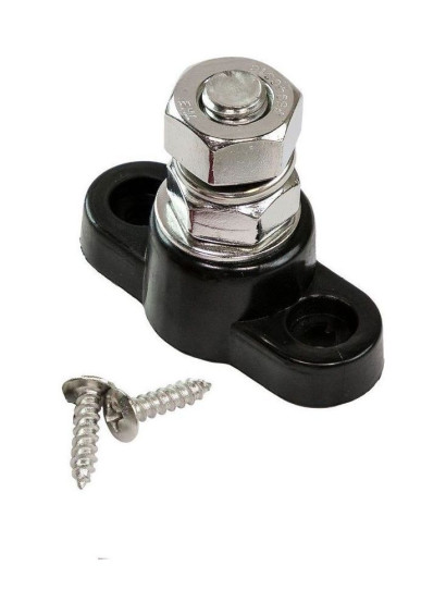 Клемма-штифт одинарная, M10, черная