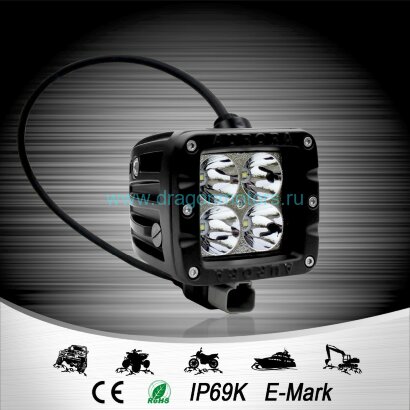 Светодиодная фара Aurora ALO-H-2-P4F 12W 9V-36V 850nm