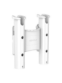 Держатель спиннинга 2 стакана белый, SeaFlo