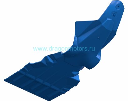 Защита днища Polaris AXYS ULTIMATE SKID PLATE (Синяя)