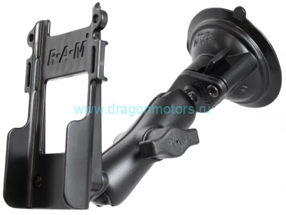RAM-B-166-BC1 крепление на присоске RAM Twist-Lock с универсальным держателем для зажима