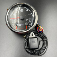 Прибор многофункциональный электронный 3в1 (д.110мм; черный, хромированный ободок) (DEPO)